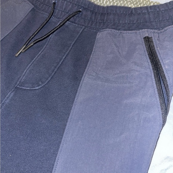 Abercrombie & Fitch Sweatpants zippered pocket NAVY size S - Picture 6 of 7